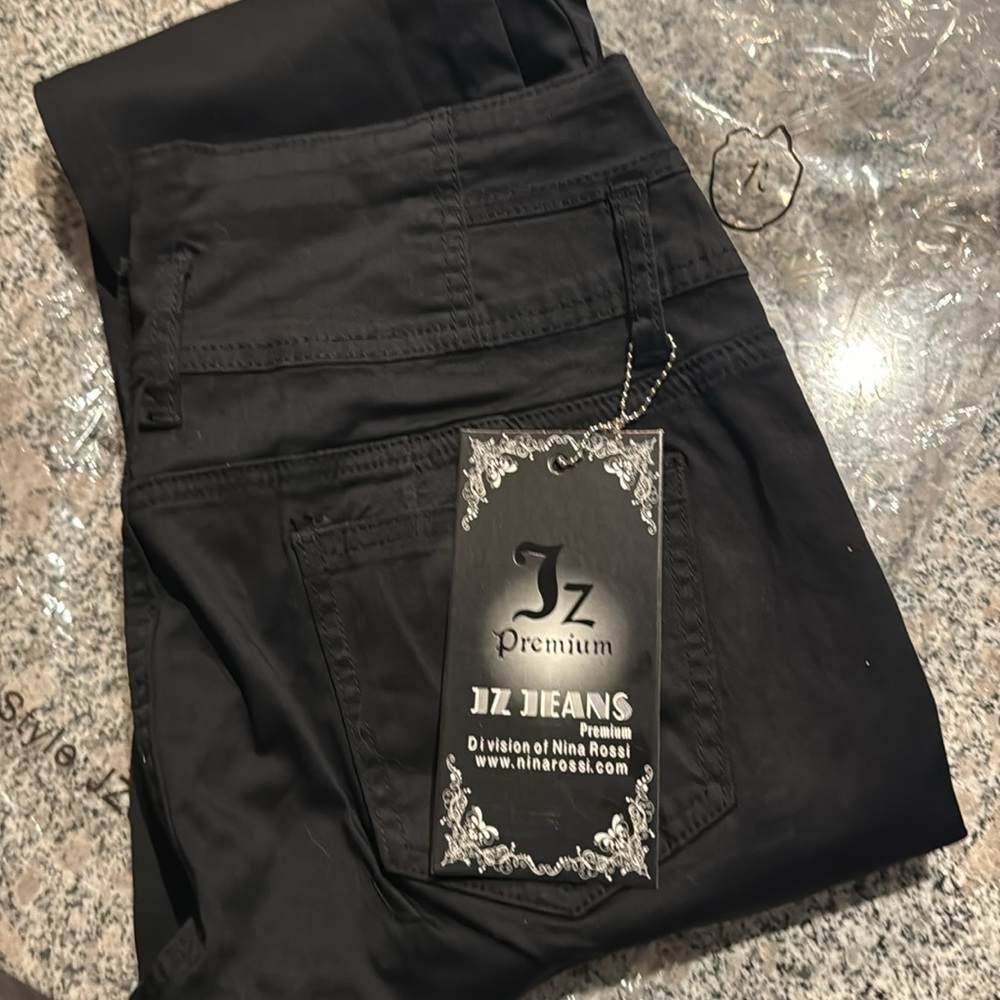 J Z stretch skinny jeans, black, 13 NWT